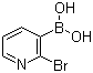 结构式 CAS# 452972-08-6, 2-溴吡啶-3-硼酸