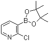 2-氯吡啶-3-硼酸频哪醇酯分子结构 (CAS 452972-11-1)