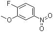 2-氟-5-硝基苯甲醚分子结构 (CAS 454-16-0)