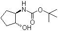 [(1R,2R)-2-羟基环戊基]氨基甲酸叔丁酯分子结构 (CAS 454170-16-2)