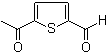 5-乙酰基噻吩-2-甲醛分子结构 (CAS 4565-29-1)