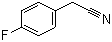 结构式 CAS# 459-22-3, 对氟苯乙腈; 对氟氰苄; 4-氟苯乙腈