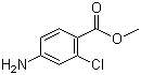 4-氨基-2-氯苯甲酸甲酯分子结构 (CAS 46004-37-9)