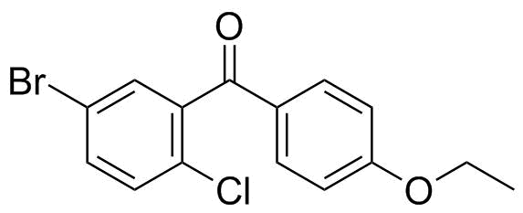 (5-Bromo-2-chlorophenyl)(4-ethoxyphenyl)methanone molecular structure (CAS 461432-22-4)
