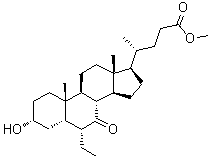 (3alpha,5beta,6alpha)-6-乙基-3-羟基-7-氧代-胆烷-24-酸甲酯分子结构 (CAS 462122-38-9)