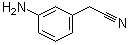 3-氨基苯乙腈分子结构 (CAS 4623-24-9)