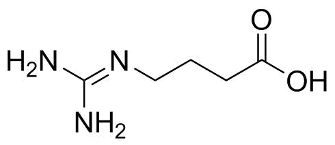 4-Guanidinobutanoic acid molecular structure (CAS 463-00-3)