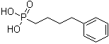 结构式 CAS# 46348-61-2, 4-苯基丁基膦酸