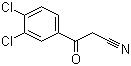 3,4-二氯苯甲酰乙腈分子结构 (CAS 4640-68-0)