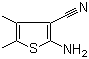 2-氨基-4,5-二甲基噻吩-3-甲腈分子结构 (CAS 4651-94-9)