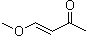 1-甲氧基-1-丁烯-3-酮分子结构 (CAS 4652-27-1)