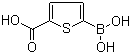 结构式 CAS# 465515-31-5, 5-羧基噻吩-2-硼酸; 2-羧基噻吩-5-硼酸