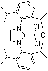 1,3-双[2,6-双(1-甲基乙基)苯基]-2-(三氯甲基)咪唑烷分子结构 (CAS 465543-05-9)