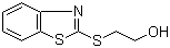 结构式 CAS# 4665-63-8, 2-(2-苯并噻唑基硫代)乙醇