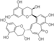 茶黄素分子结构 (CAS 4670-05-7)