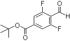 3,5-二氟-4-甲酰基苯甲酸叔丁酯分子结构 (CAS 467442-12-2)
