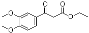 3-(3,4-二甲氧基苯基)-3-氧代丙酸乙酯分子结构 (CAS 4687-37-0)