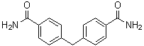 4,4'-亚甲基二苯甲酰胺分子结构 (CAS 47004-70-6)