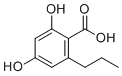 2,4-二羟基-6-丙基苯甲酸分子结构 (CAS 4707-50-0)