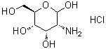 2-氨基-2-脱氧-D-吡喃阿洛糖盐酸盐分子结构 (CAS 4710-95-6)