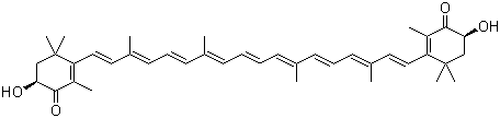 虾青素分子结构 (CAS 472-61-7)