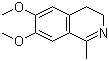 1-甲基-6,7-二甲氧基-3,4-二氢异喹啉分子结构 (CAS 4721-98-6)