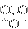 三(2-甲氧基苯基)膦分子结构 (CAS 4731-65-1)