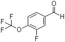 3-Fluoro-4-(trifluoromethoxy)benzaldehyde molecular structure (CAS 473917-15-6)