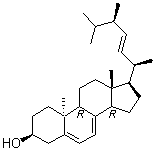 光甾醇分子结构 (CAS 474-69-1)