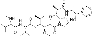 一甲基澳瑞他汀 E分子结构 (CAS 474645-27-7)