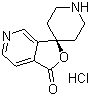 螺[呋喃并[3,4-c]吡啶-3(1H),4'-哌啶]-1-酮盐酸盐分子结构 (CAS 475152-16-0)