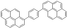 1,4-二(1-芘基)苯分子结构 (CAS 475460-77-6)