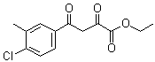 4-(4-氯-3-甲基苯基)-2,4-二氧代丁酸乙酯分子结构 (CAS 475471-20-6)