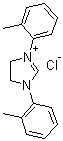 4,5-二氢-1,3-双(2-甲基苯基)-1H-咪唑鎓氯化物分子结构 (CAS 475578-18-8)