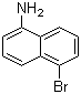 1-氨基-5-溴萘分子结构 (CAS 4766-33-0)