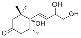 6,9,10-三羟基-7-巨豆烯-3-酮分子结构 (CAS 476682-97-0)