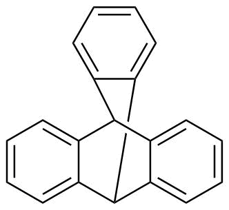 三蝶烯分子结构 (CAS 477-75-8)