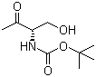 [(1S)-1-(羟甲基)-2-氧代丙基]氨基甲酸叔丁酯分子结构 (CAS 477191-17-6)