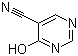 4-羟基-5-氰基嘧啶分子结构 (CAS 4774-34-9)