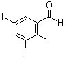 2,3,5-三碘苯甲醛分子结构 (CAS 477534-99-9)