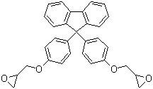9,9-二[(2,3-环氧丙氧基)苯基]芴分子结构 (CAS 47758-37-2)