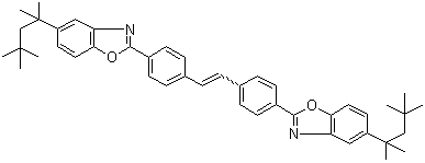 2,2-(4,4-二苯乙烯基)双-5-叔辛基苯并噁唑分子结构 (CAS 4782-17-6)