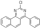 结构式 CAS# 4786-80-5, 2-氯-4-苯基苯并[h]喹唑啉