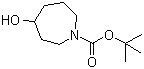 4-羟基氮杂环庚烷-1-羧酸叔丁酯分子结构 (CAS 478832-21-2)