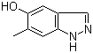 6-甲基-5-羟基吲唑分子结构 (CAS 478832-60-9)