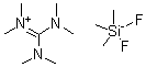 六甲基胍二氟三甲基硅酸盐分子结构 (CAS 478945-43-6)