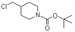 4-氯甲基哌啶-1-甲酸叔丁酯分子结构 (CAS 479057-79-9)