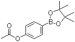 structure of CAS# 480424-70-2, 4-Acetoxyphenylboronic acid pinacol ester;4-(4,4,5,5-Tetramethyl-1,3,2-dioxaborolan-2-yl)phenyl acetate