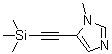 1-甲基-5-[2-(三甲基硅烷基)乙炔基]-1H-咪唑分子结构 (CAS 480439-45-0)