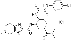 伊多塞班盐酸盐分子结构 (CAS 480448-29-1)
